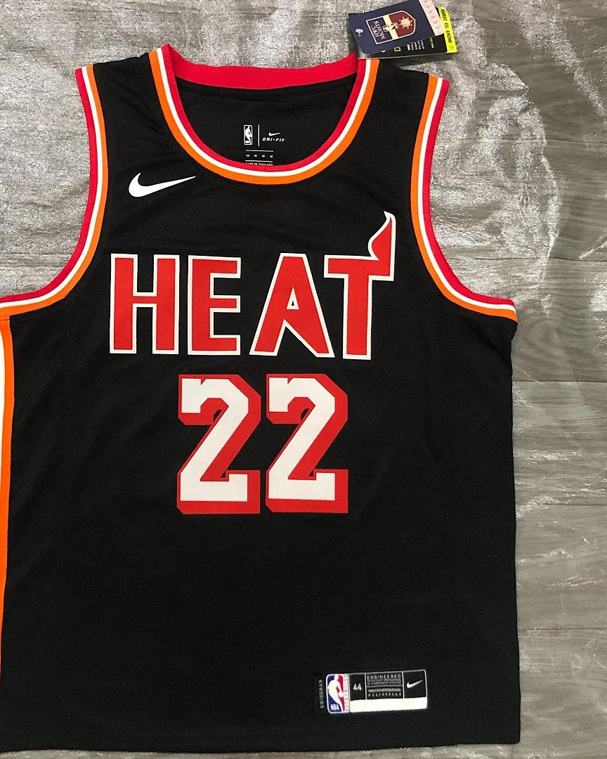 Camisola NBA Miami Heat Jimmy Butler #22 Edição Especial Preta 2018