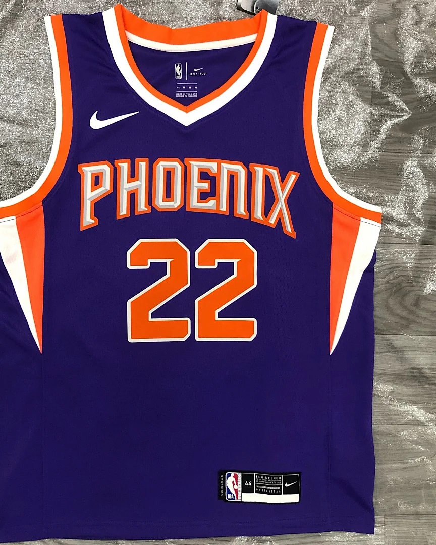Camisola NBA Phoenix Suns Deandre Ayton #22 Roxa