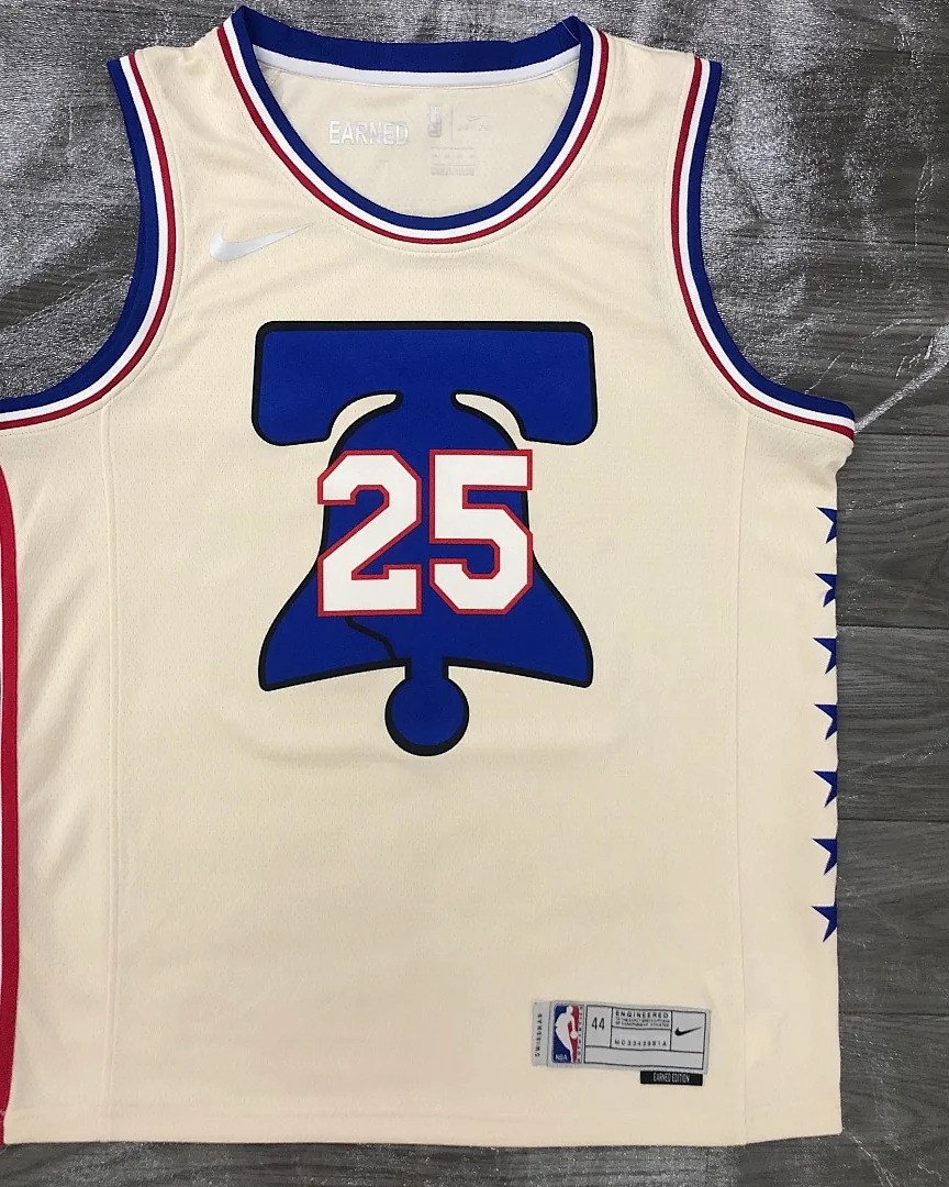 Camisola NBA Philadelphia 76ers Ben Simmons #25 Earned Edition 2021