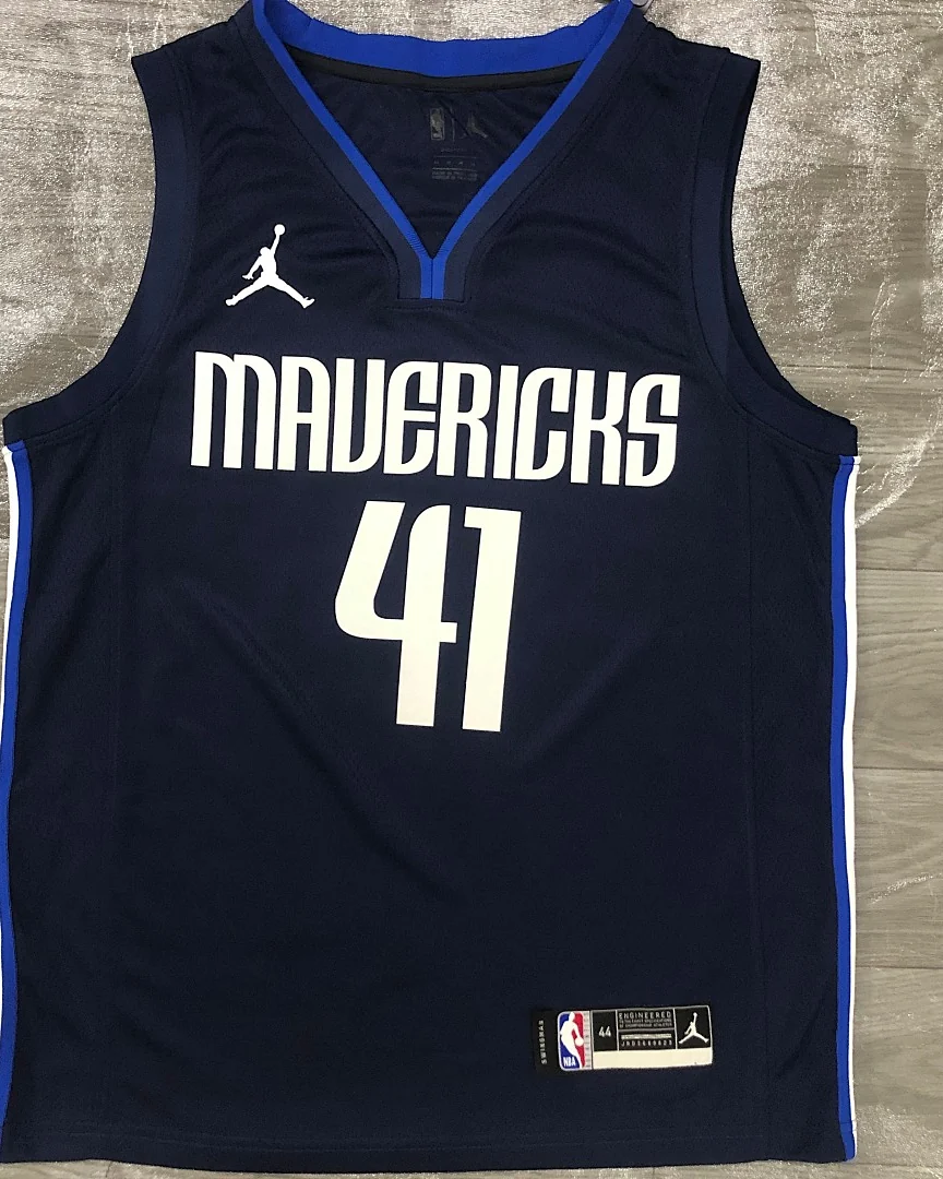 Camisola NBA Dallas Mavericks Dirk Nowitzki #41 Jordan 2021