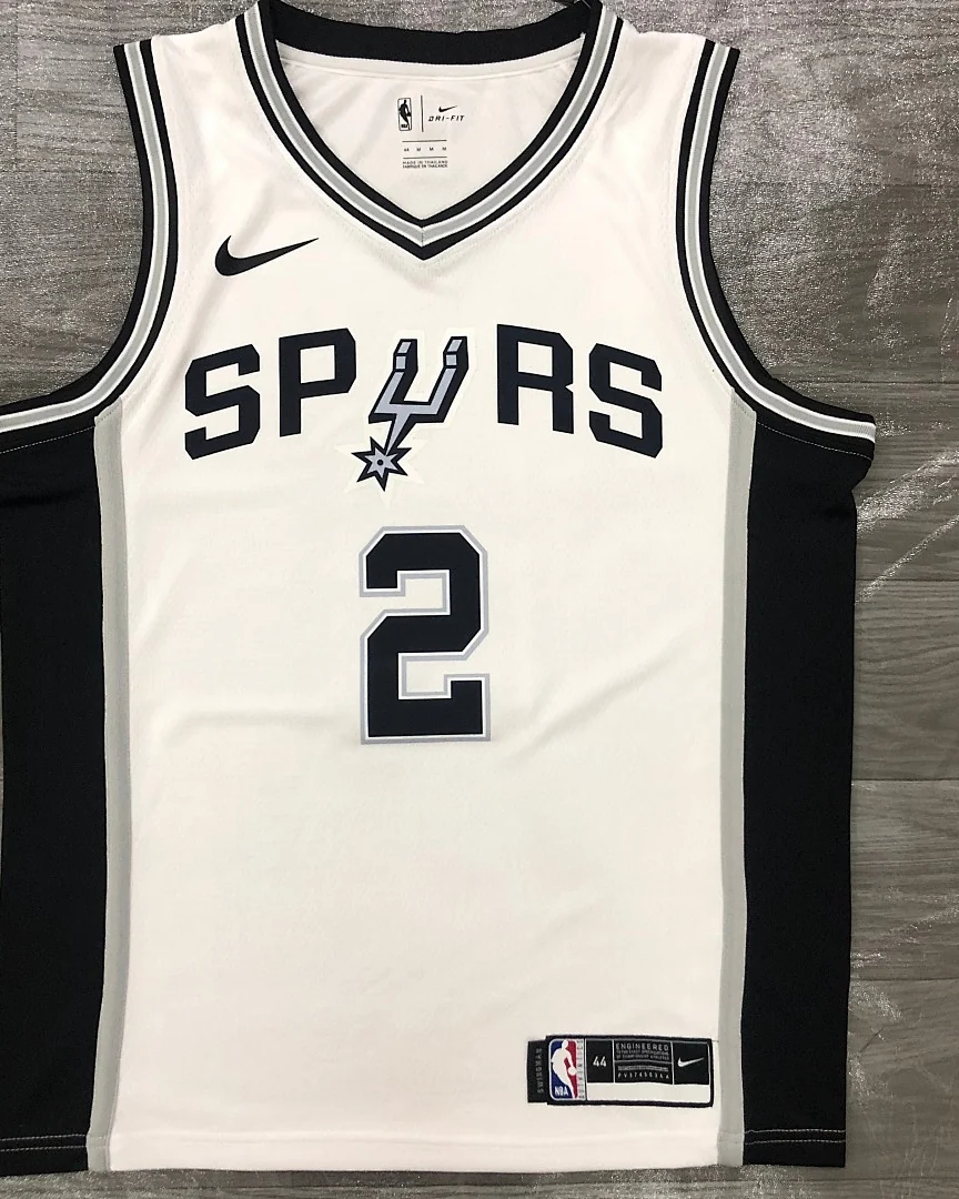 Camisola NBA San Antonio Spurs Kawhi Leonard #2 Branca