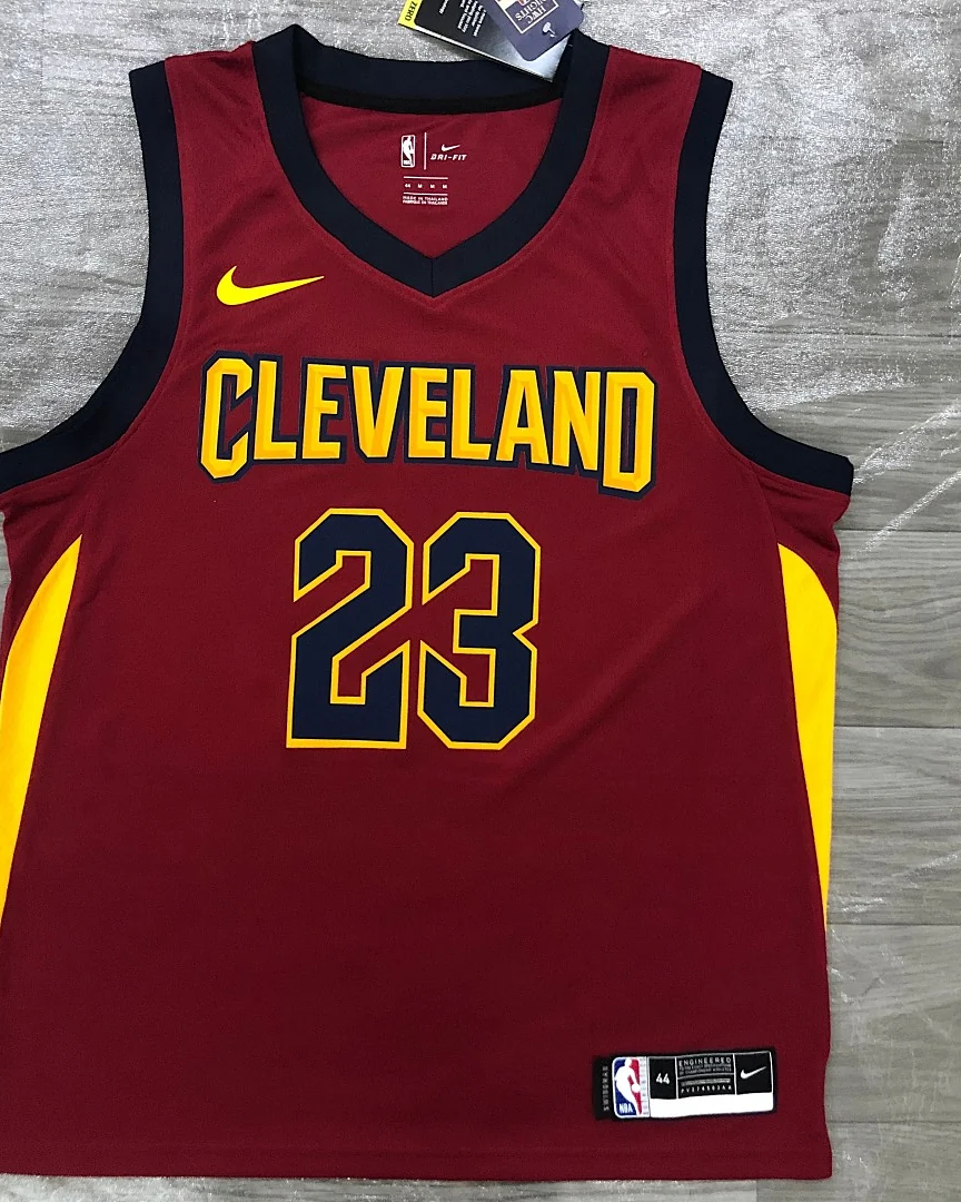 Camisola NBA Cleveland Cavaliers LeBron James #23 Edição Especial Vermelha 2017