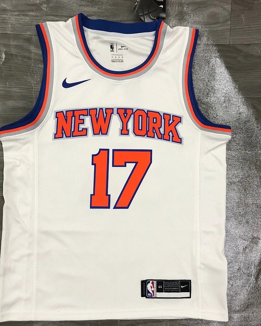 Camisola NBA New York Knicks Jeremy Lin #17 Branca