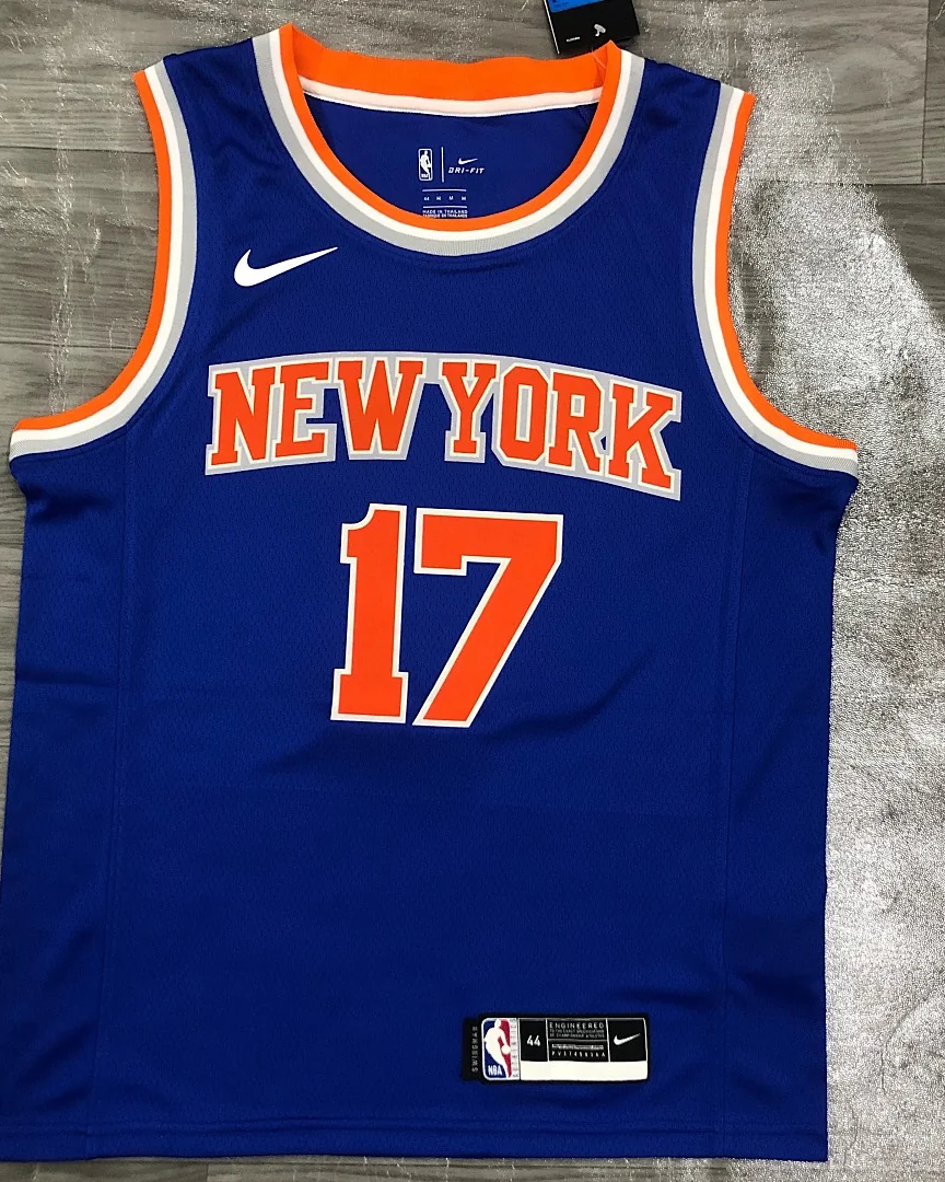 Camisola NBA New York Knicks Jeremy Lin #17 Azul