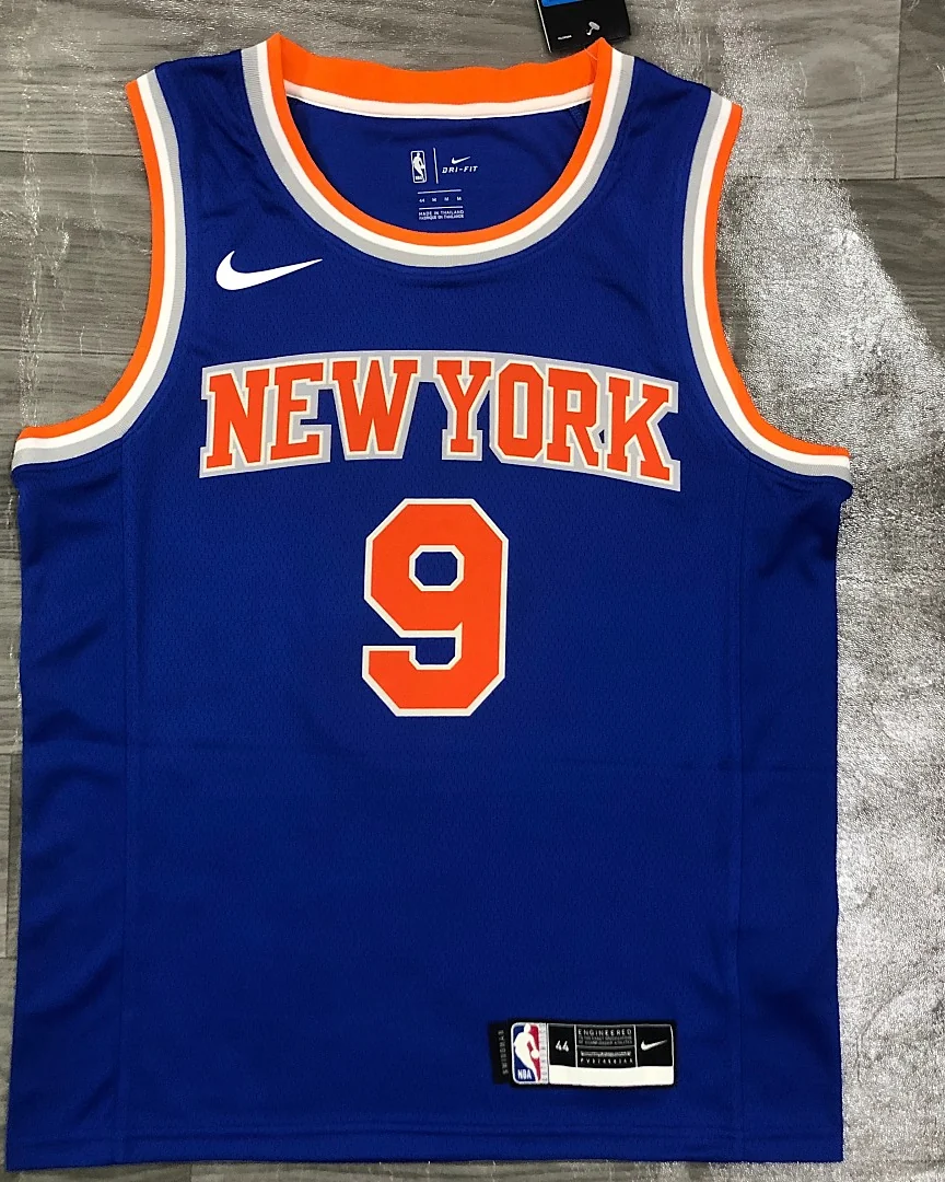 Camisola NBA New York Knicks RJ Barrett #9 Azul