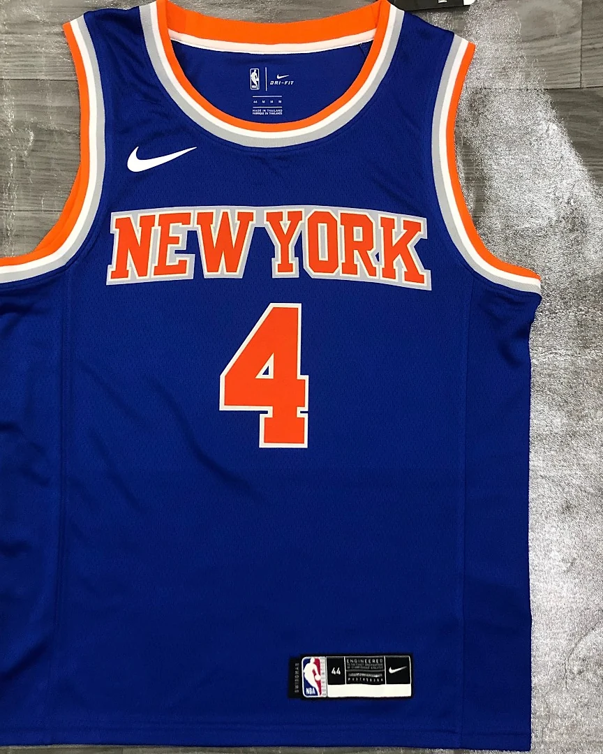 Camisola NBA New York Knicks Derrick Rose #4 Azul