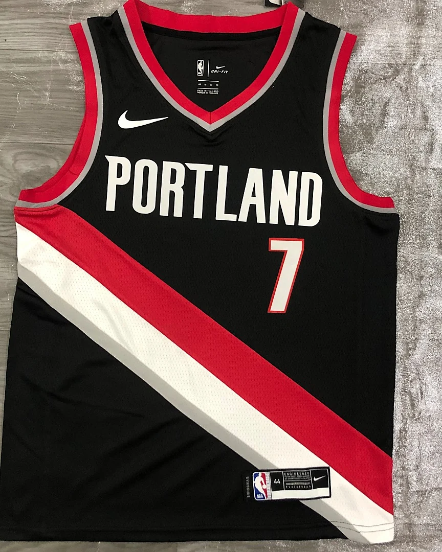 Camisola NBA Portland Trail Blazers Brandon Roy #7 Preta 2021