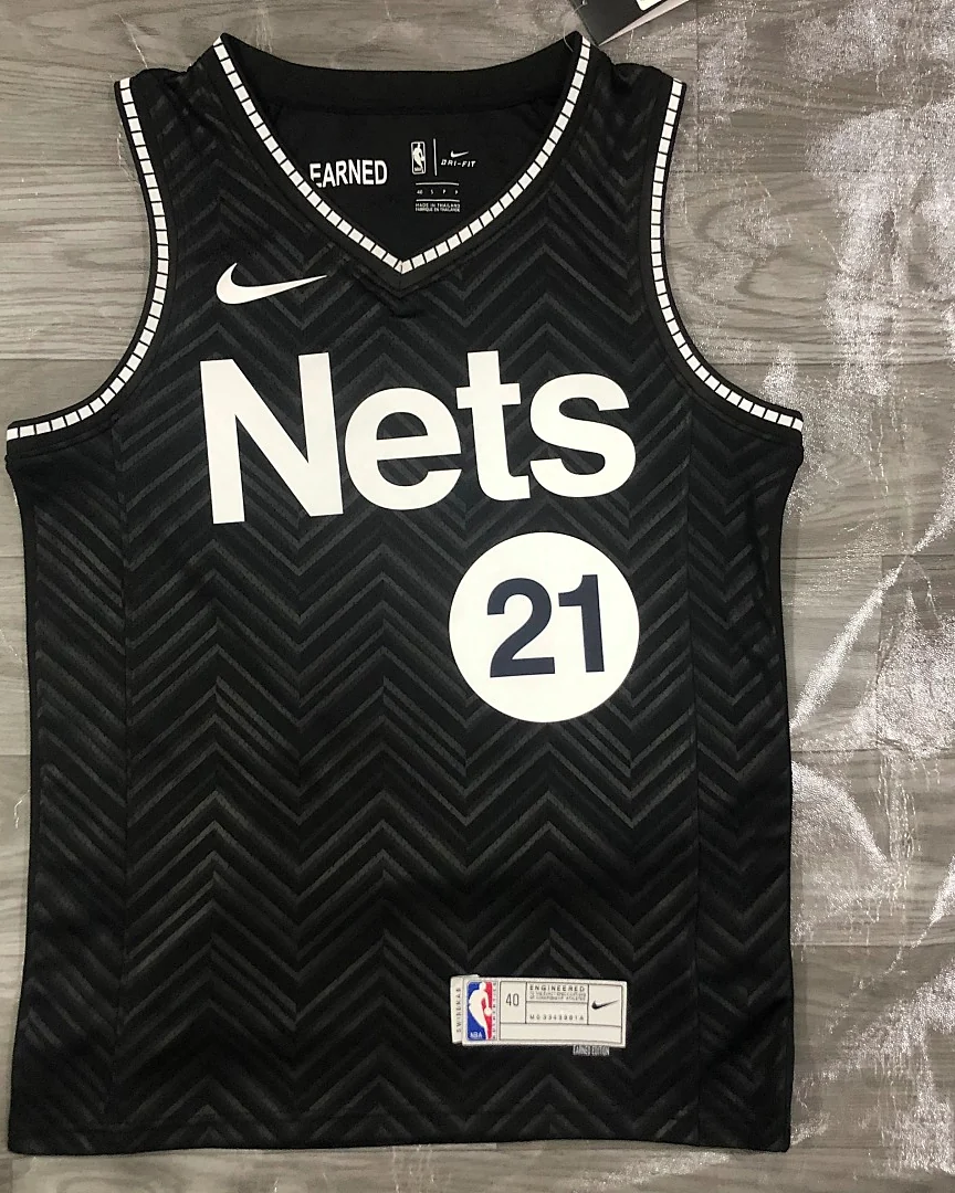 Camisola NBA Brooklyn Nets LaMarcus Aldridge #21 Earned Edition 2021