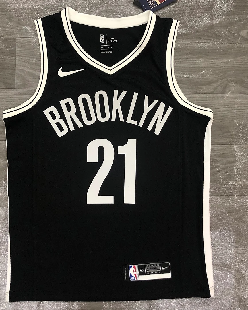 Camisola NBA Brooklyn Nets LaMarcus Aldridge #21 Preta