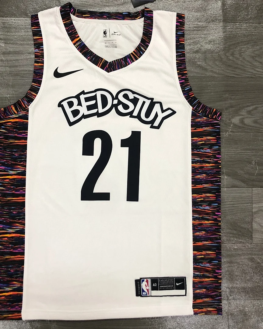 Camisola NBA Brooklyn Nets LaMarcus Aldridge #21 Edição Especial Branca 2020