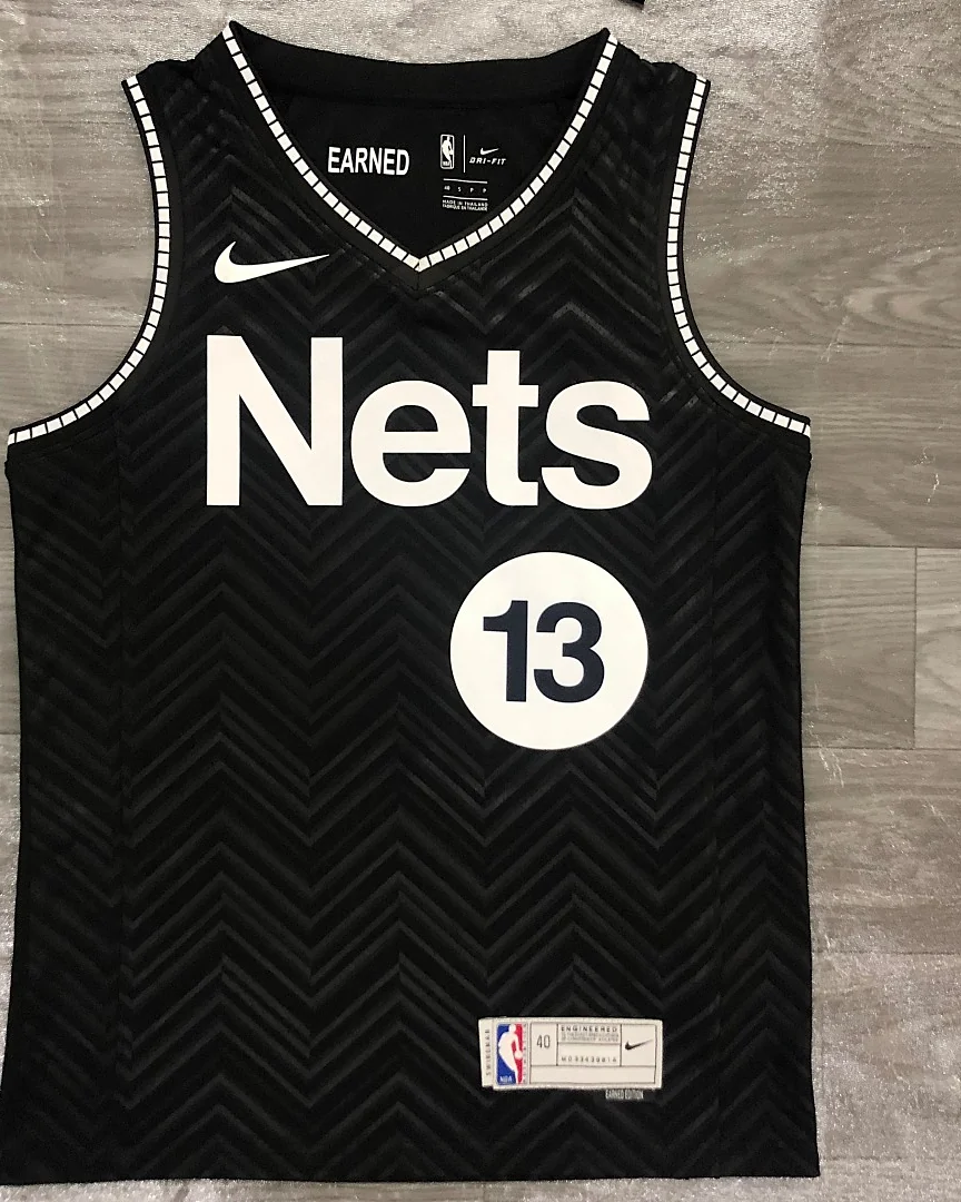 Camisola NBA Brooklyn Nets James Harden #13 Earned Edition 2021