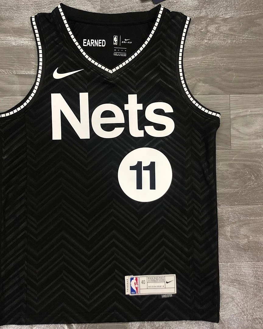 Camisola NBA Brooklyn Nets Kyrie Irving #11 Earned Edition 2021