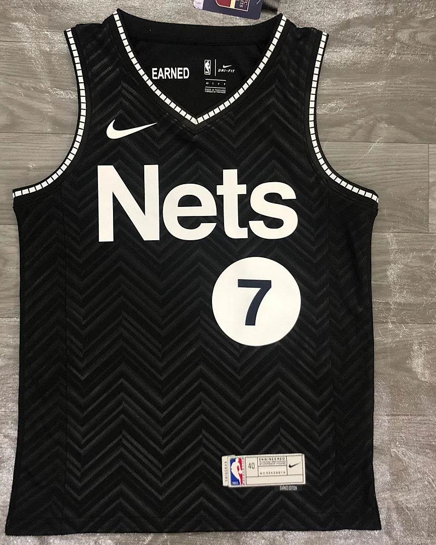 Camisola NBA Brooklyn Nets Kevin Durant #7 Earned Edition 2021