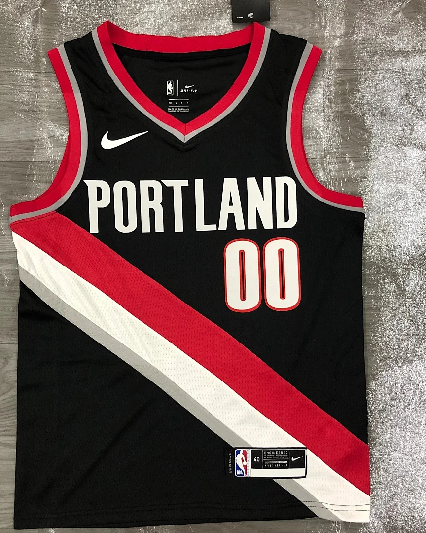 Camisola NBA Portland Trail Blazers Carmelo Anthony #00 Preta 2021
