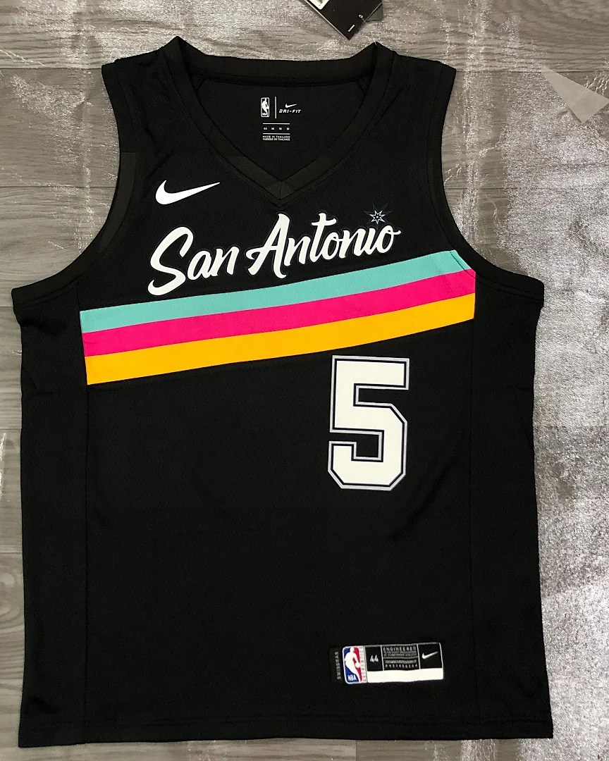 Camisola NBA San Antonio Spurs Dejounte Murray #5 Edição Especial 2021
