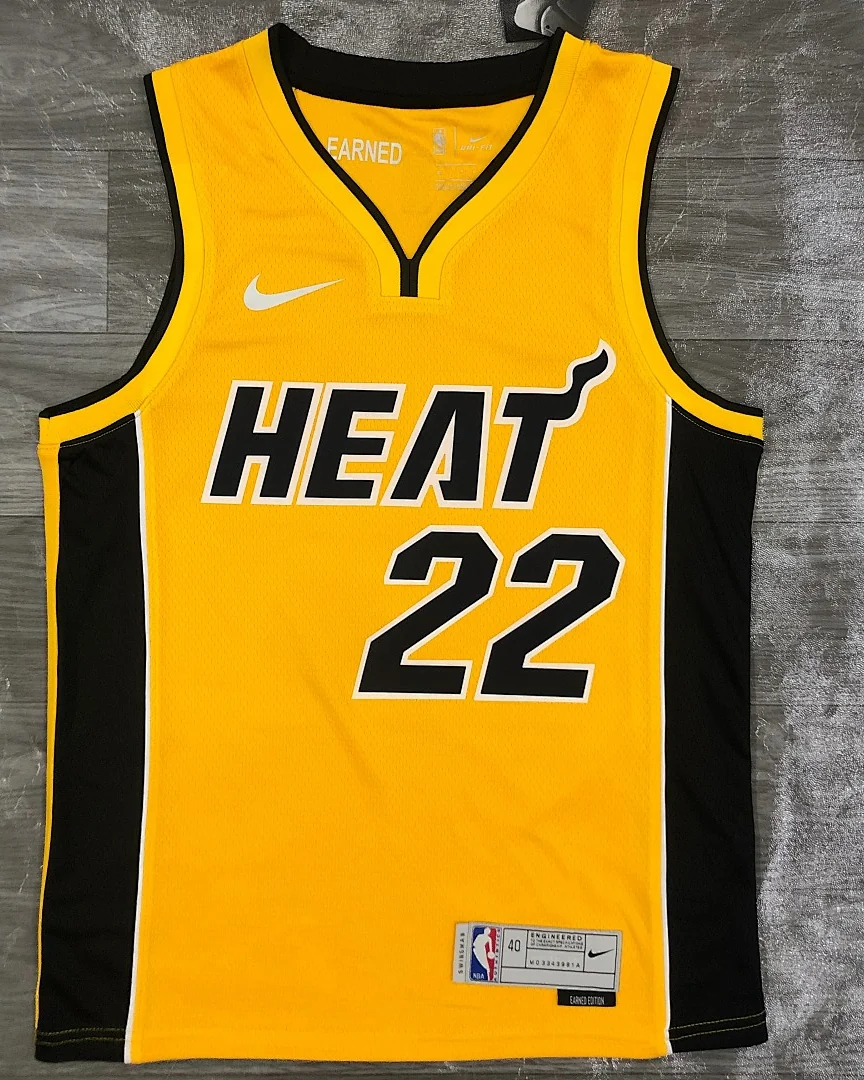 Camisola NBA Miami Heat Jimmy Butler #22 Earned Edition 2021