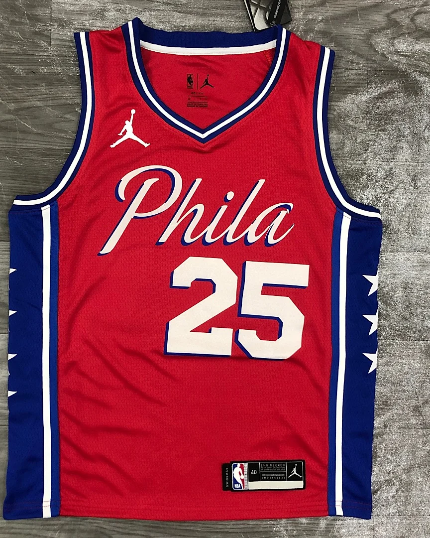 Camisola NBA Philadelphia 76ers Ben Simmons #25 Jordan 2021