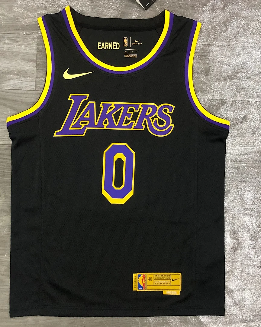 Camisola NBA Los Angeles Lakers Kyle Kuzma #0 Earned Edition 2021