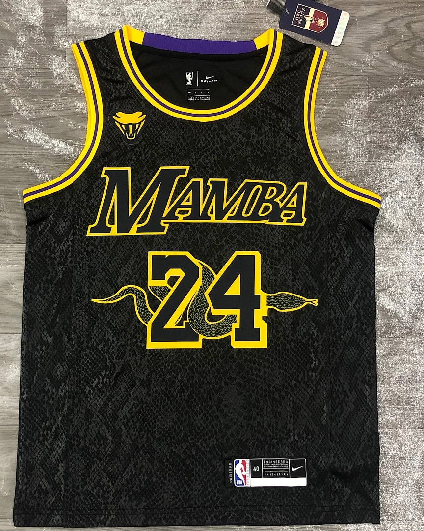 Camisola NBA Los Angeles Lakers Kobe Bryant #24 Edição Especial · Modelo 4