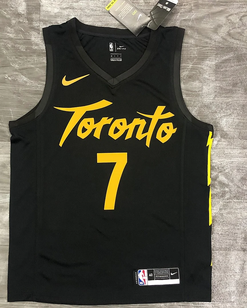Camisola NBA Toronto Raptors Kyle Lowry #7 Edição Especial Preta 2021