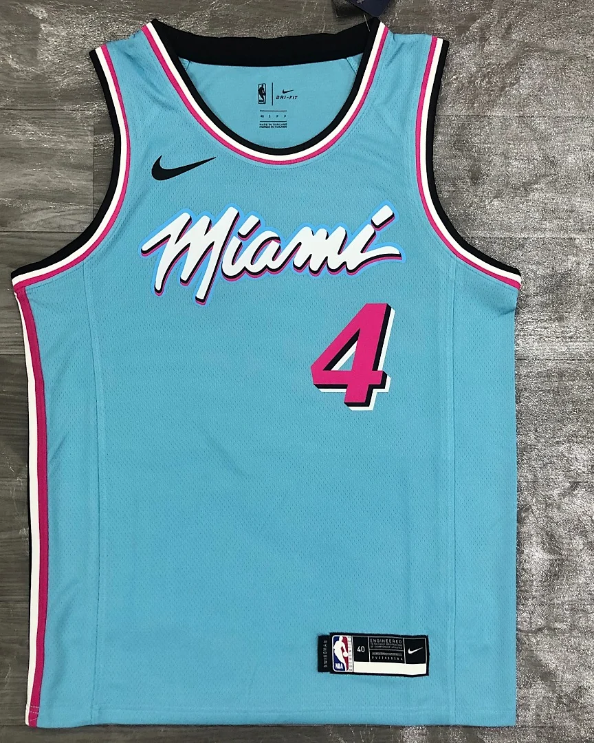 Camisola NBA Miami Heat Victor Oladipo #4 Azul