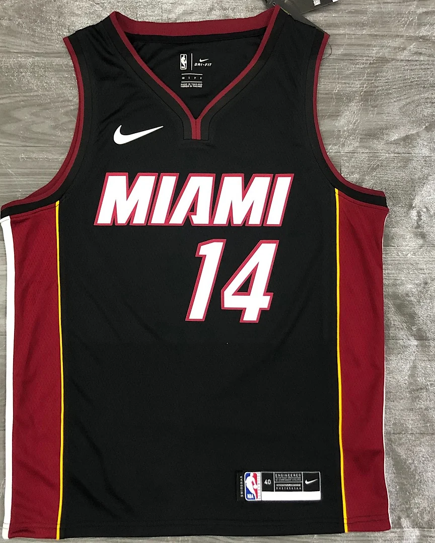 Camisola NBA Miami Heat Tyler Herro #14 Preta