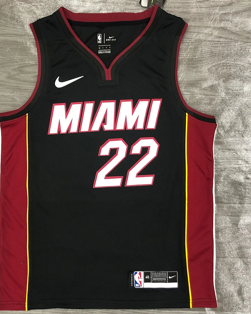 Camisola NBA Miami Heat Jimmy Butler #22 Preta