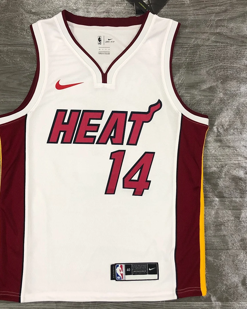 Camisola NBA Miami Heat Tyler Herro #14 Branca