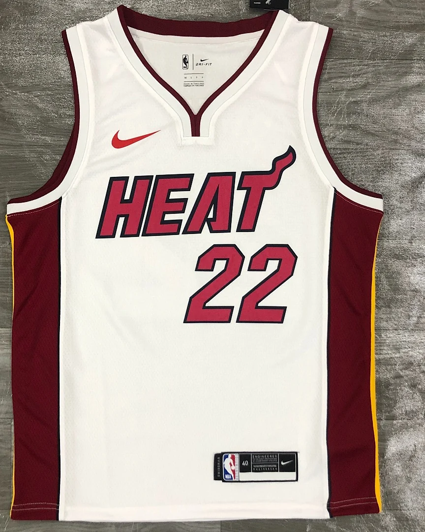 Camisola NBA Miami Heat Jimmy Butler #22 Branca