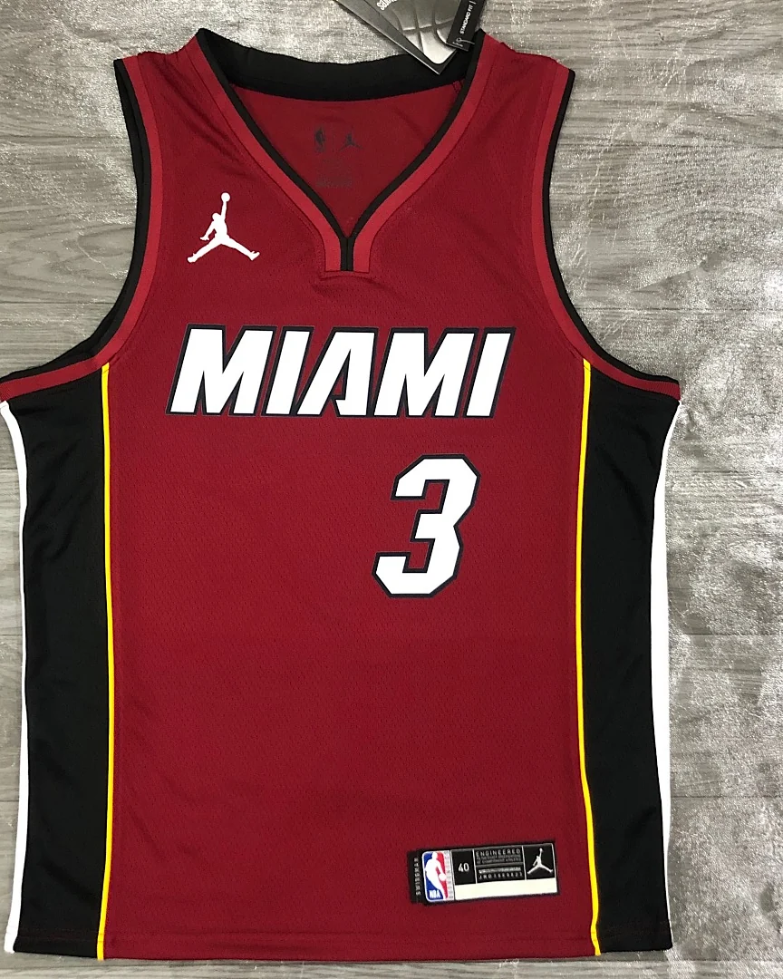 Camisola NBA Miami Heat Dwyane Wade #3 Jordan 2021