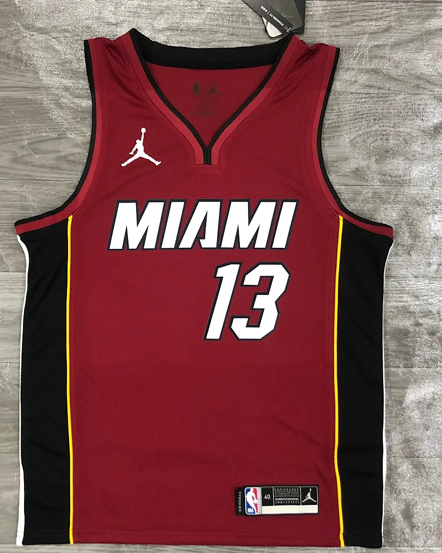 Camisola NBA Miami Heat Bam Adebayo #13 Jordan 2021