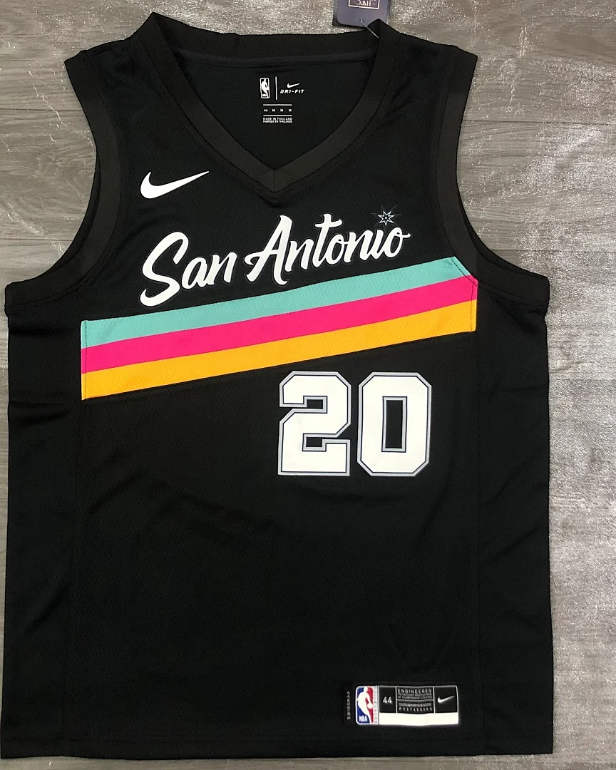 Camisola NBA San Antonio Spurs Manu Ginobili #20 Edição Especial 2021