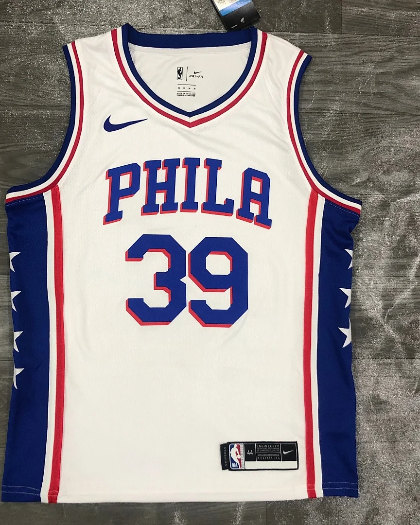 Camisola NBA Philadelphia 76ers Dwight Howard #39 Branca