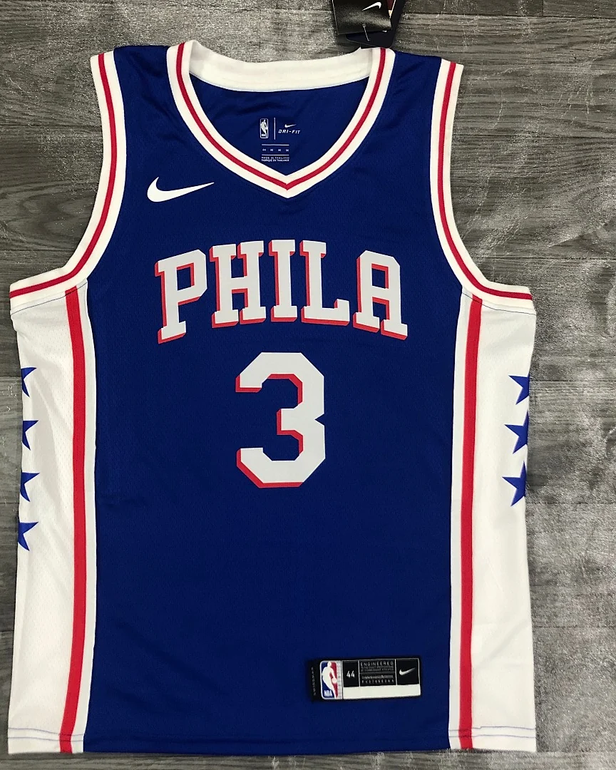 Camisola NBA Philadelphia 76ers Allen Iverson #3 Azul