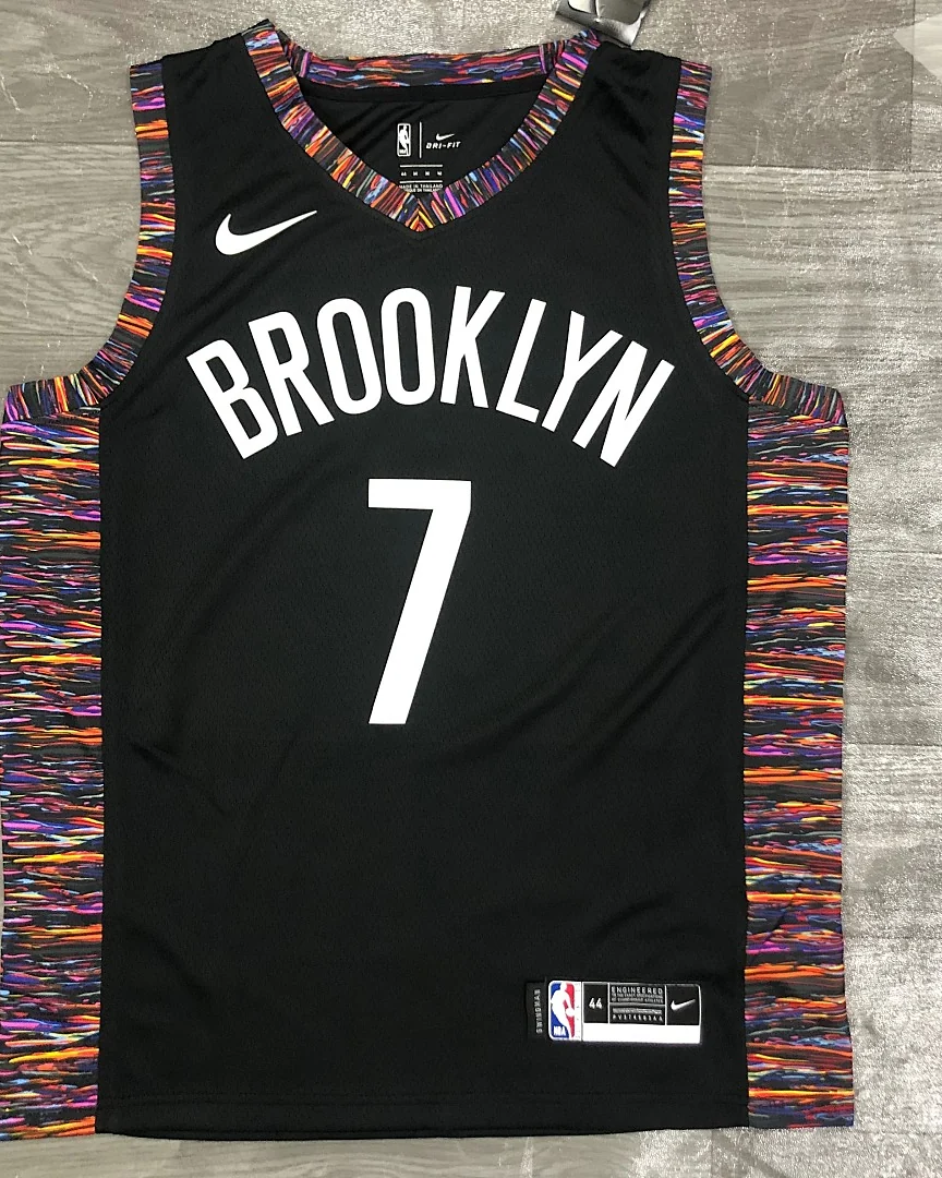 Camisola NBA Brooklyn Nets Kevin Durant #7 Edição Especial Preta 2020