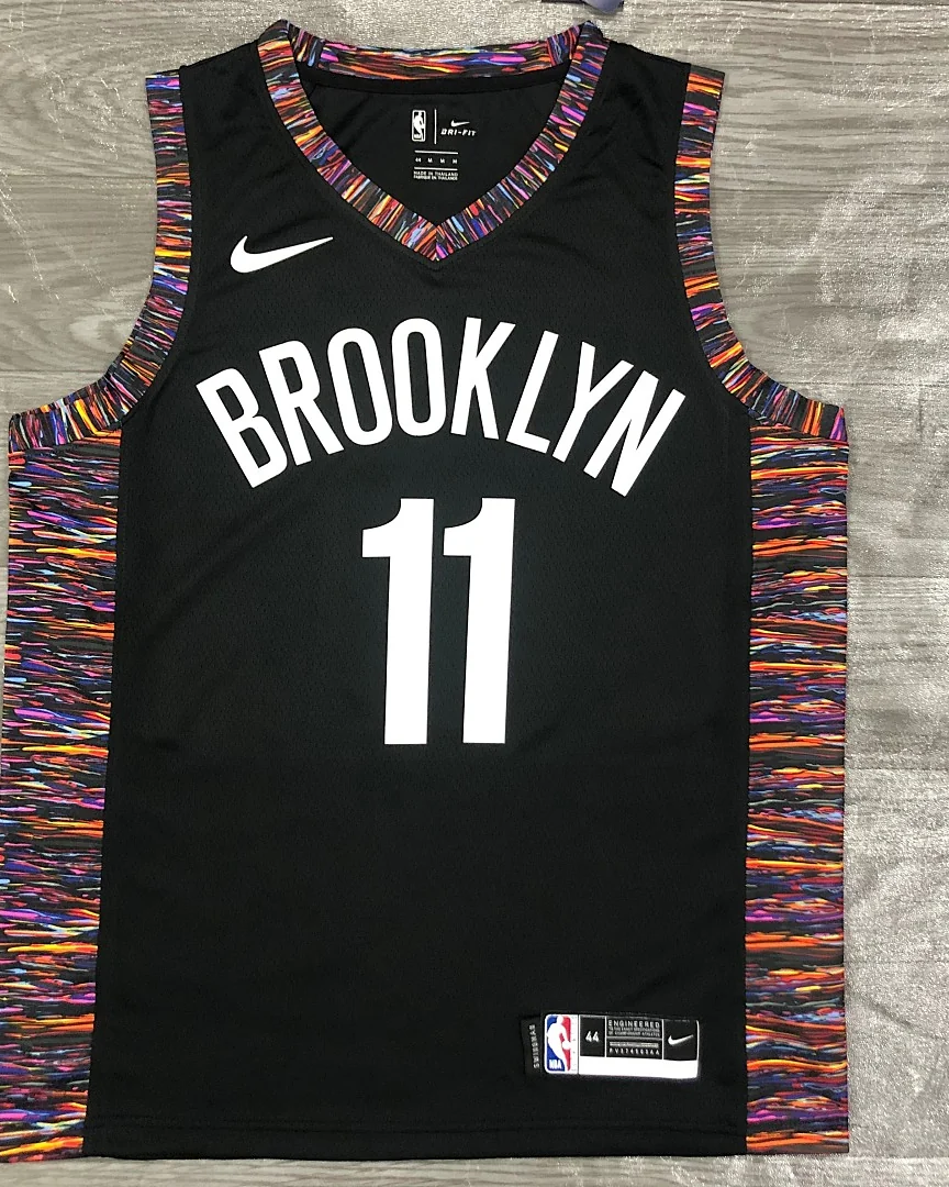 Camisola NBA Brooklyn Nets Kyrie Irving #11 Edição Especial Preta 2020