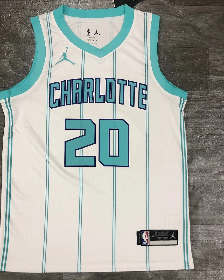 Camisola NBA Charlotte Hornets Gordon Hayward #20 Branca 2020