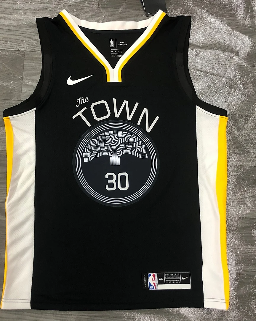 Camisola NBA Golden State Warriors Stephen Curry #30 Edição Especial Preta 2019