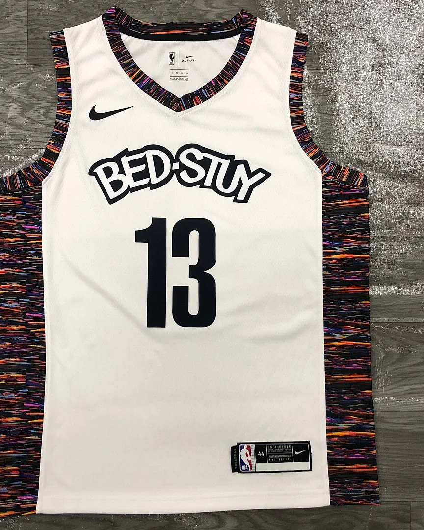 Camisola NBA Brooklyn Nets James Harden #13 Edição Especial Branca 2020