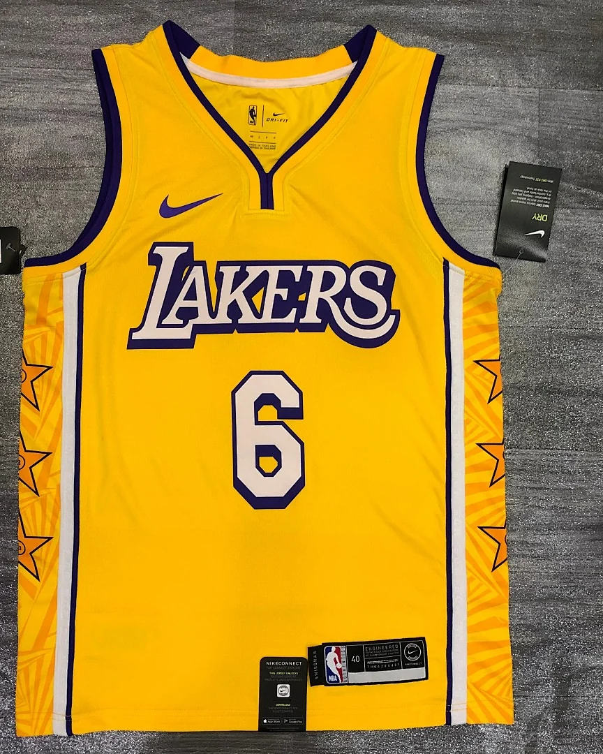 Camisola NBA Los Angeles Lakers LeBron James #6 Edição Especial · Modelo 2