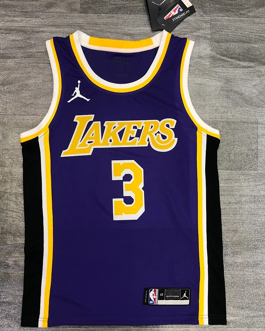 Camisola NBA Los Angeles Lakers Anthony Davis #3 Jordan