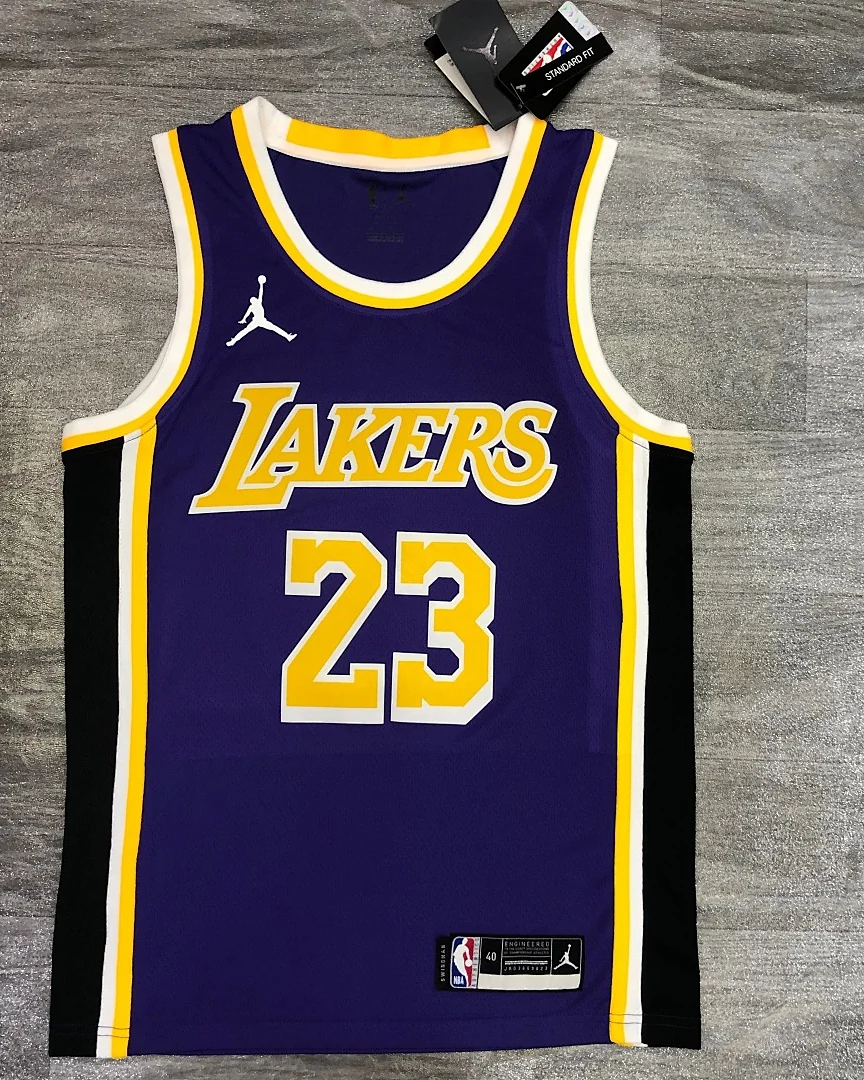 Camisola NBA Los Angeles Lakers LeBron James #23 Jordan