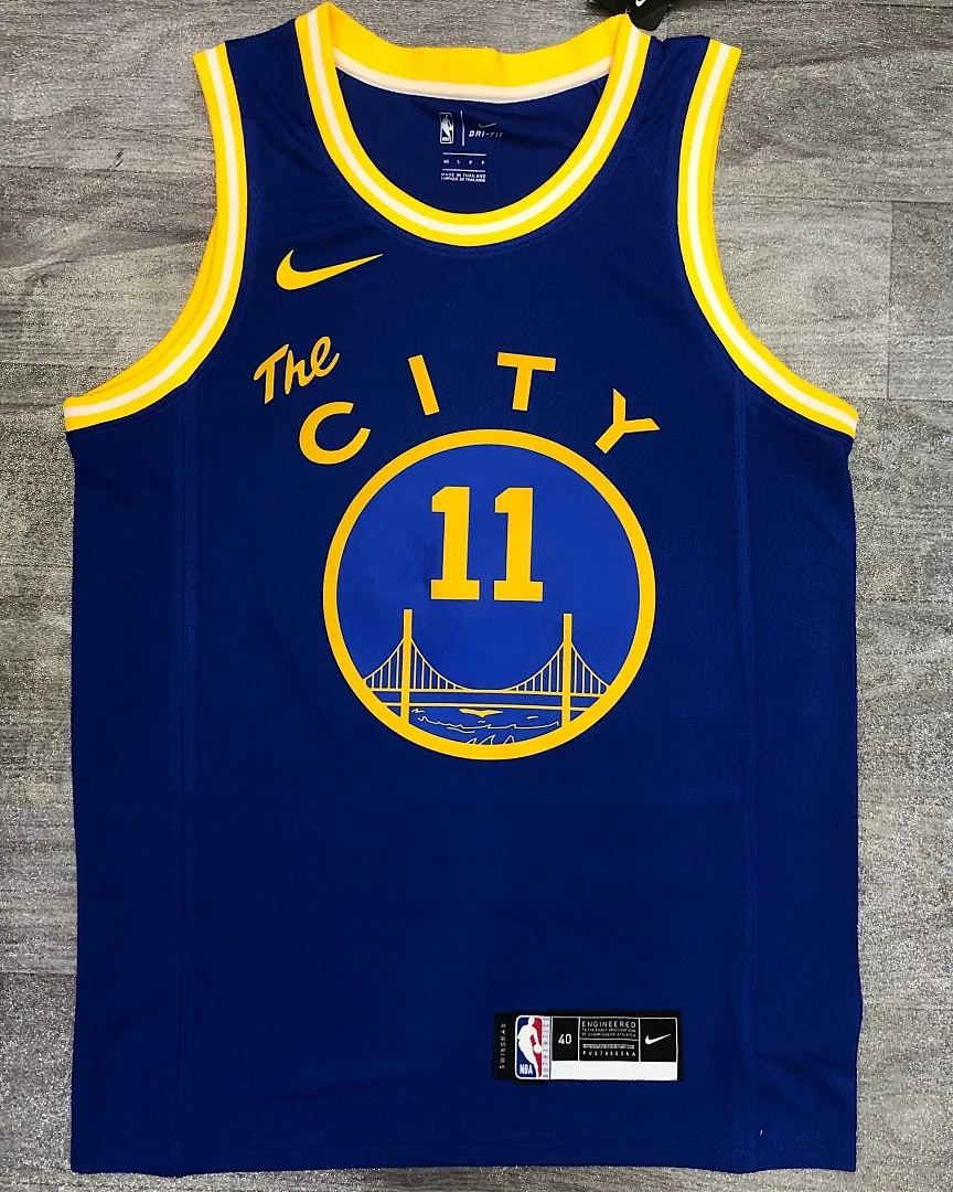 Camisola NBA Golden State Warriors Klay Thompson #11 Edição Especial Azul 2021