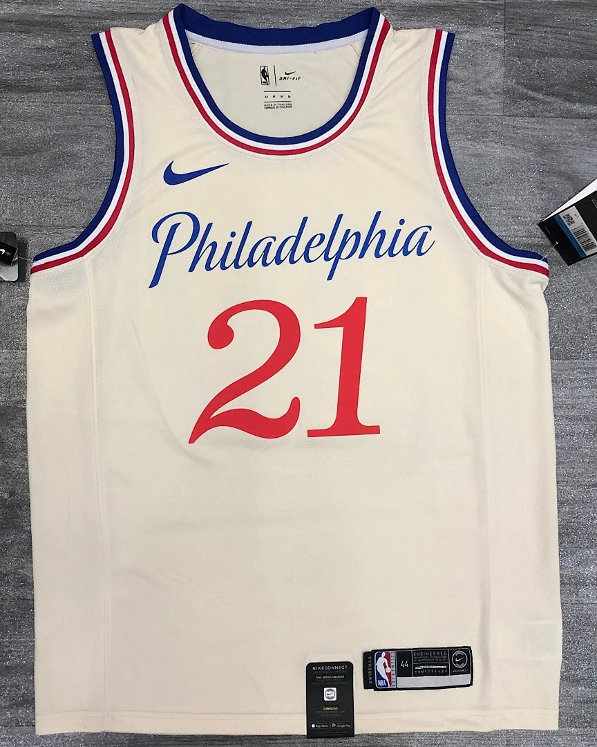 Camisola NBA Philadelphia 76ers Joel Embiid #21 Edição Especial 2020