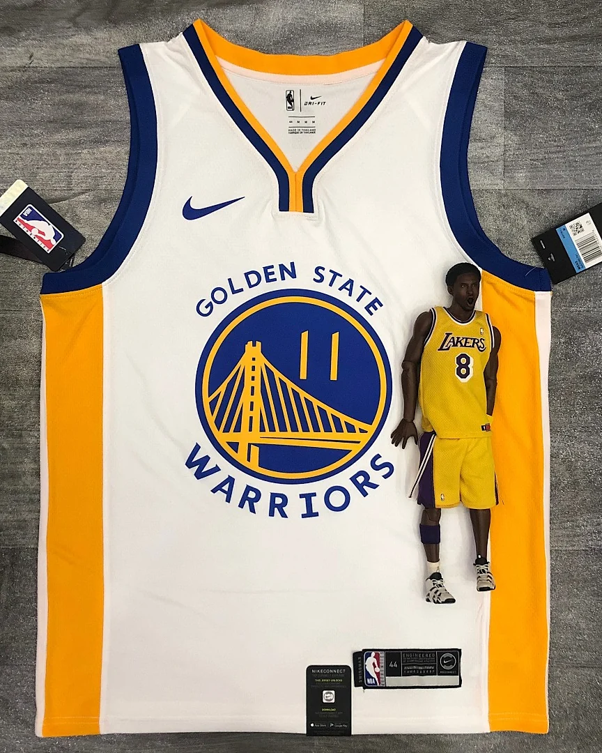 Camisola NBA Golden State Warriors Klay Thompson #11 Branca 2020