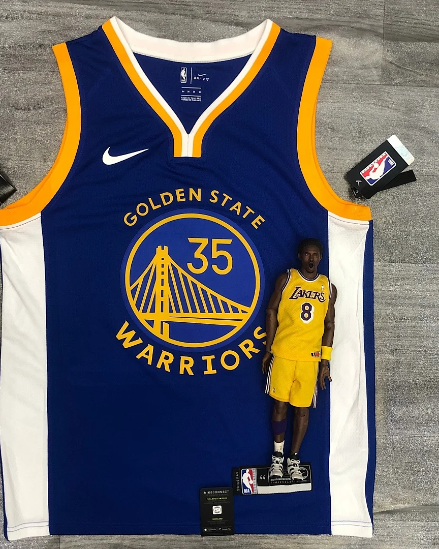 Camisola NBA Golden State Warriors Kevin Durant #35 Azul 2020