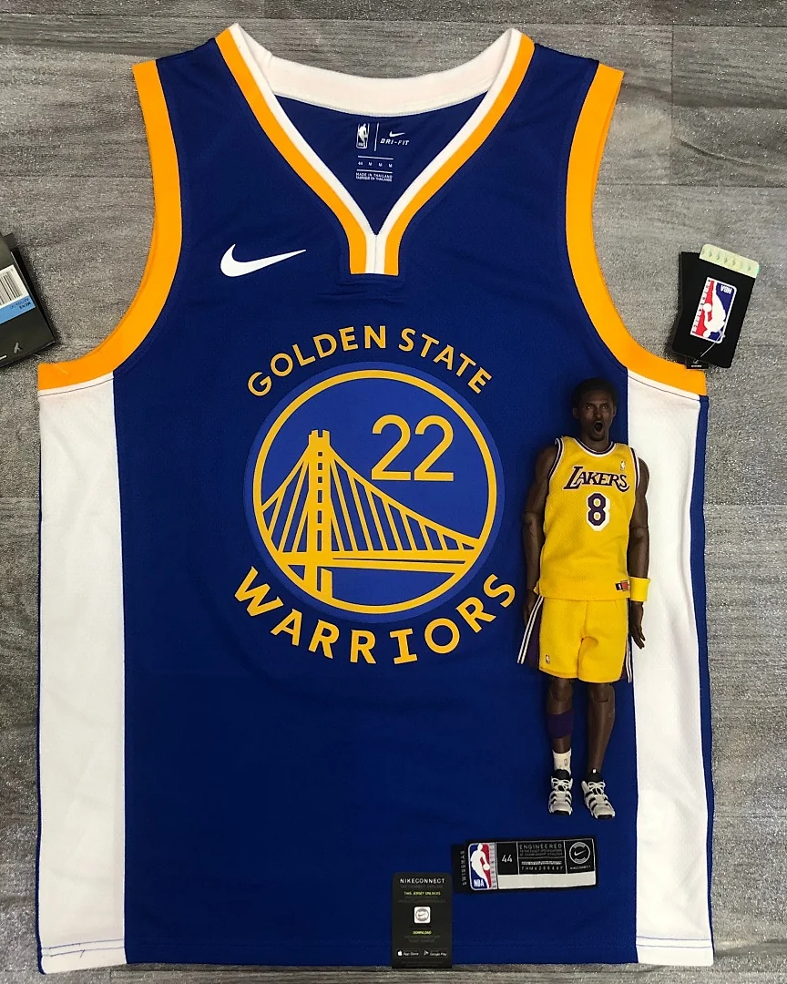 Camisola NBA Golden State Warriors Andrew Wiggins #22 Azul 2020