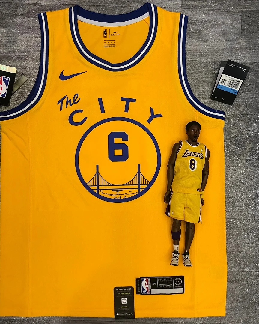 Camisola NBA Golden State Warriors Nick Young #6 Edição Especial Amarela