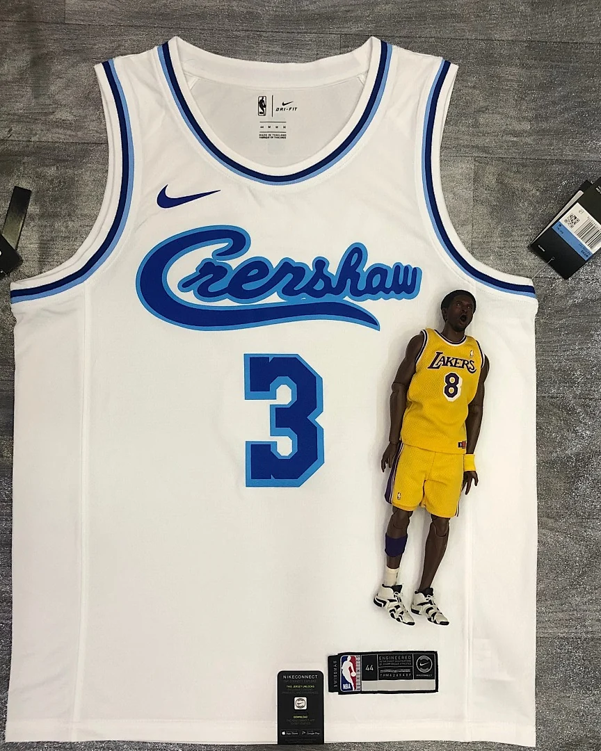 Camisola NBA Los Angeles Lakers Anthony Davis #3 Latin Nights Branca