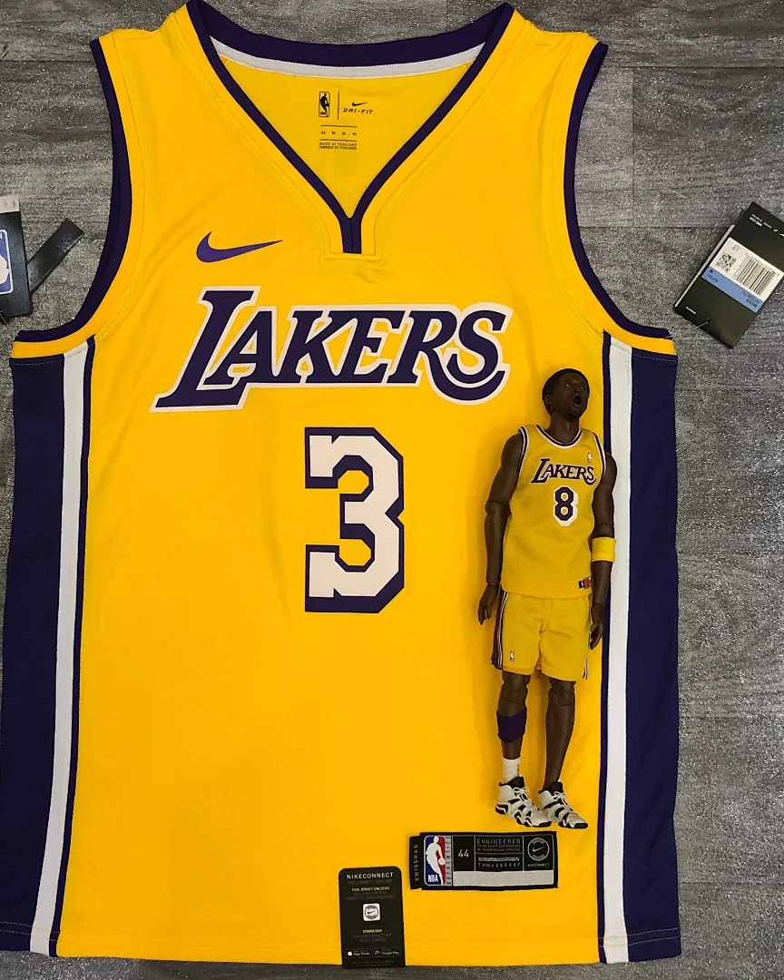Camisola NBA Los Angeles Lakers Anthony Davis #3 Amarela